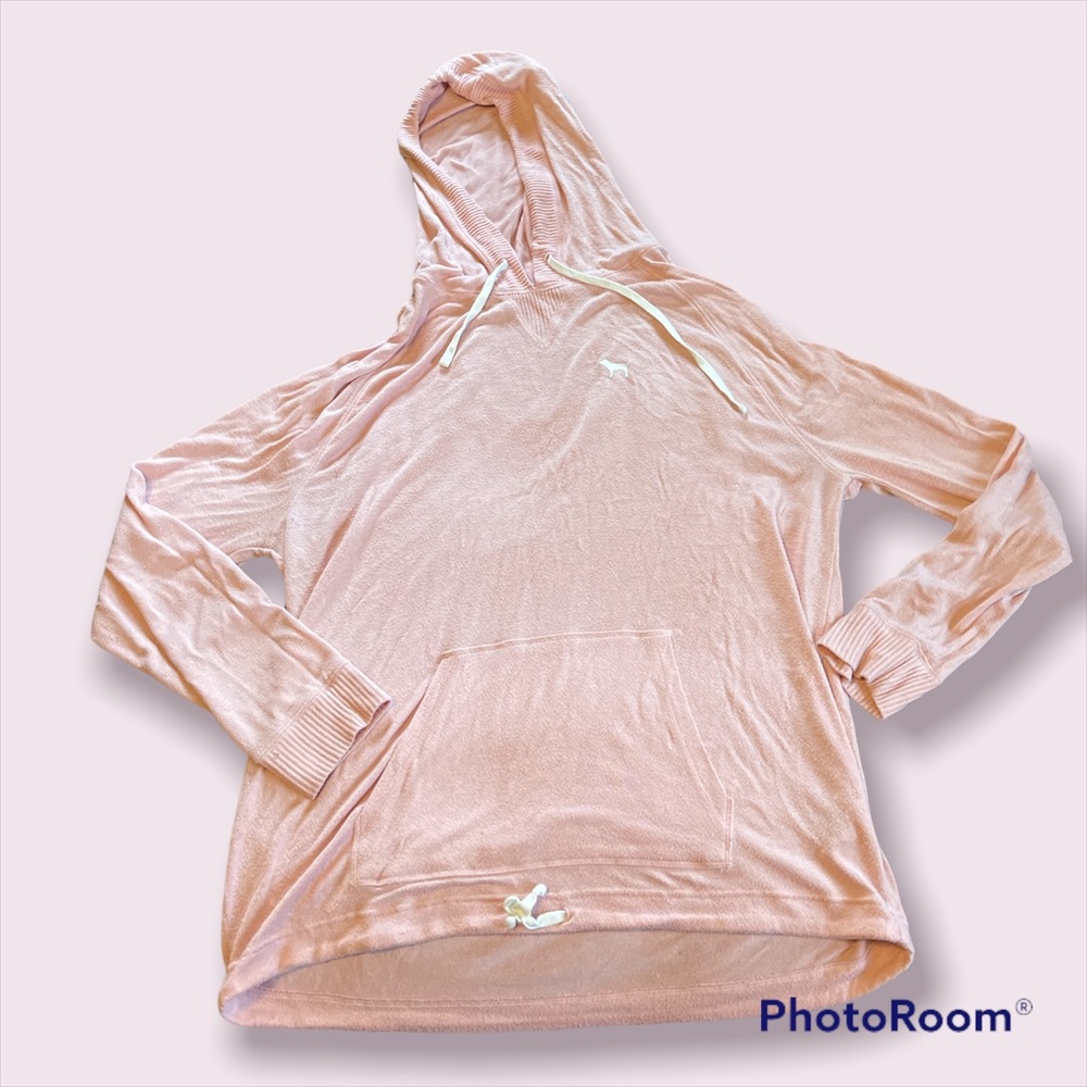 Victoria’s Secret pink sweater hoodie Sz L
